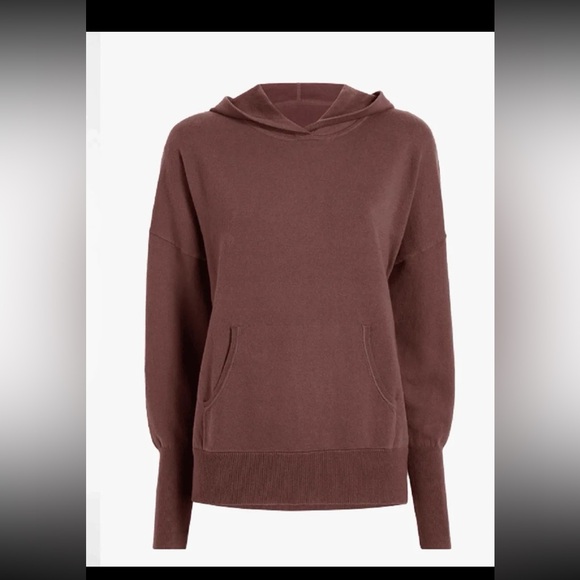 NUUDS Luxe Knit Hoodie in Coffee Brown size Small - Picture 6 of 12